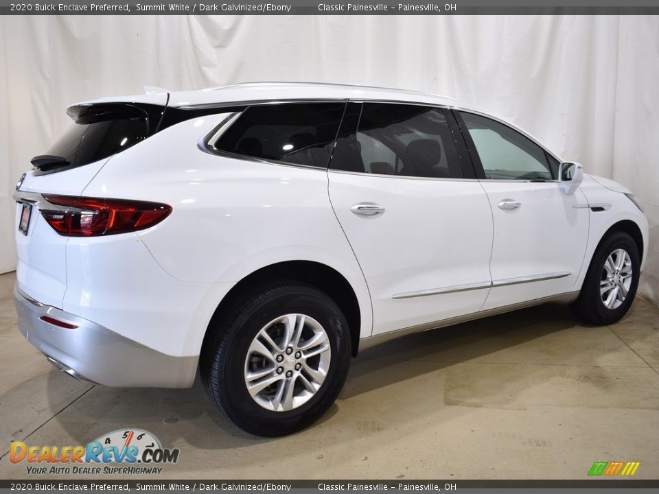 2020 Buick Enclave Preferred Summit White / Dark Galvinized/Ebony Photo #2