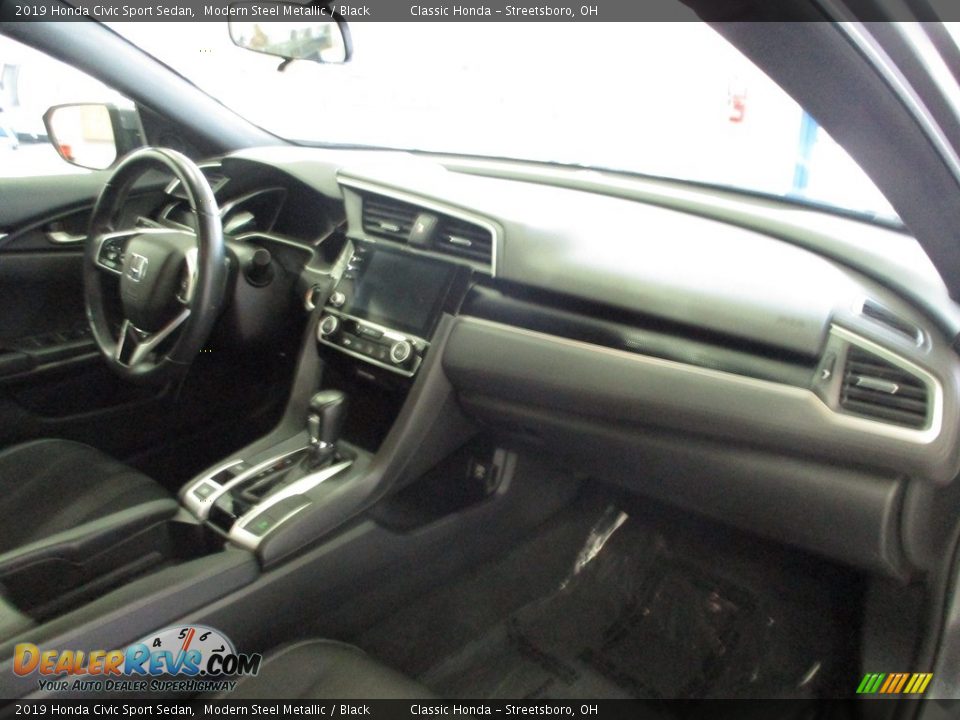 2019 Honda Civic Sport Sedan Modern Steel Metallic / Black Photo #19