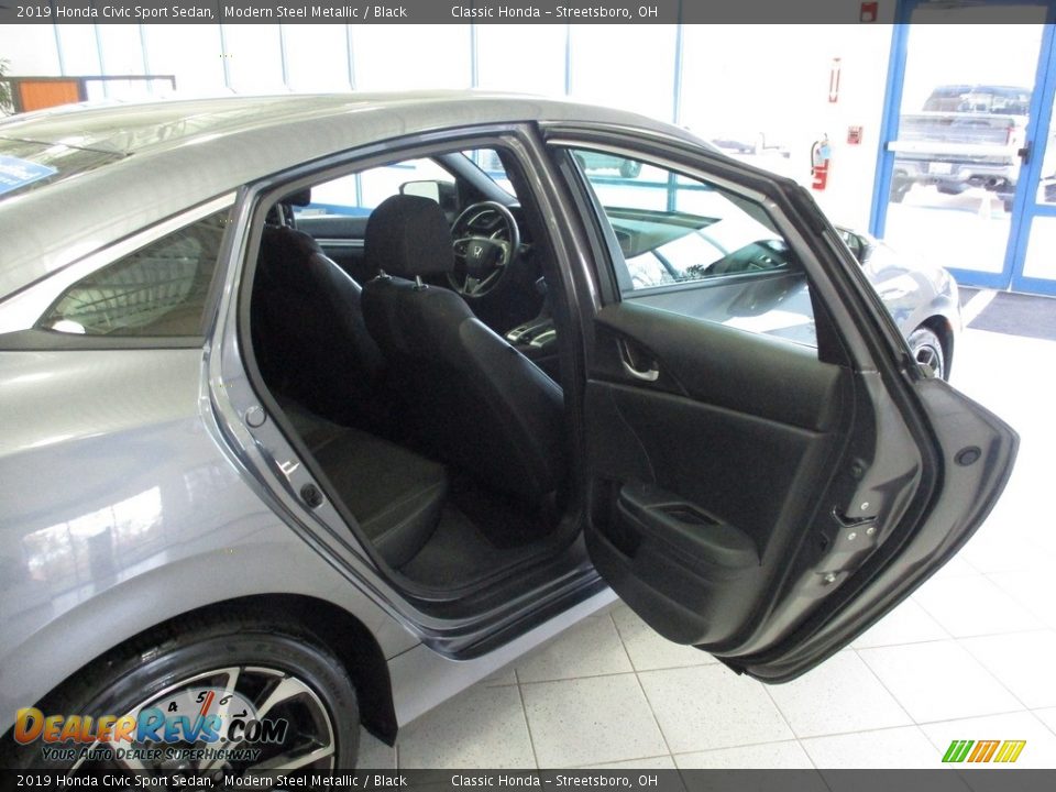 2019 Honda Civic Sport Sedan Modern Steel Metallic / Black Photo #20