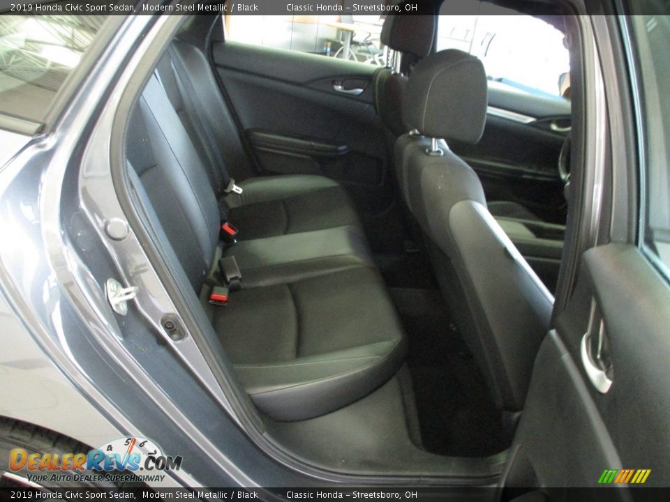 2019 Honda Civic Sport Sedan Modern Steel Metallic / Black Photo #21