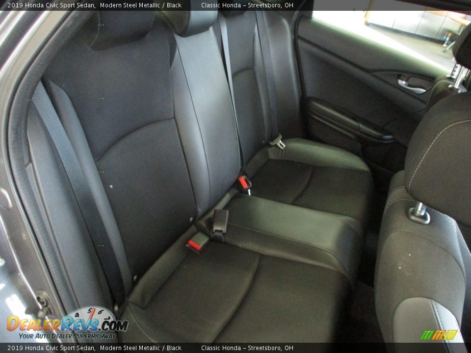 2019 Honda Civic Sport Sedan Modern Steel Metallic / Black Photo #22