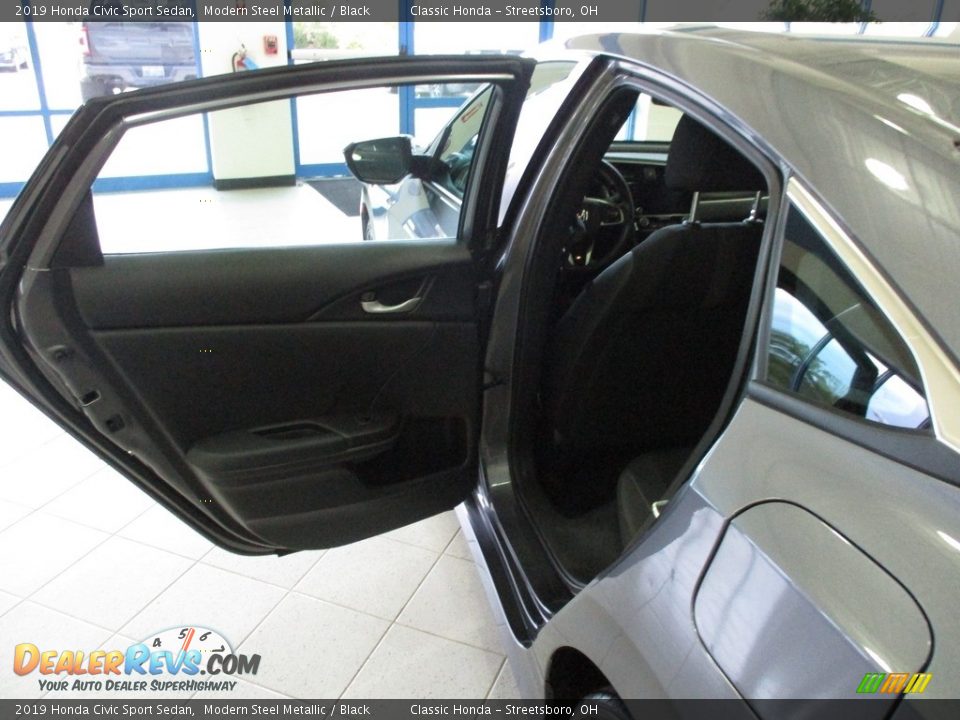 2019 Honda Civic Sport Sedan Modern Steel Metallic / Black Photo #23