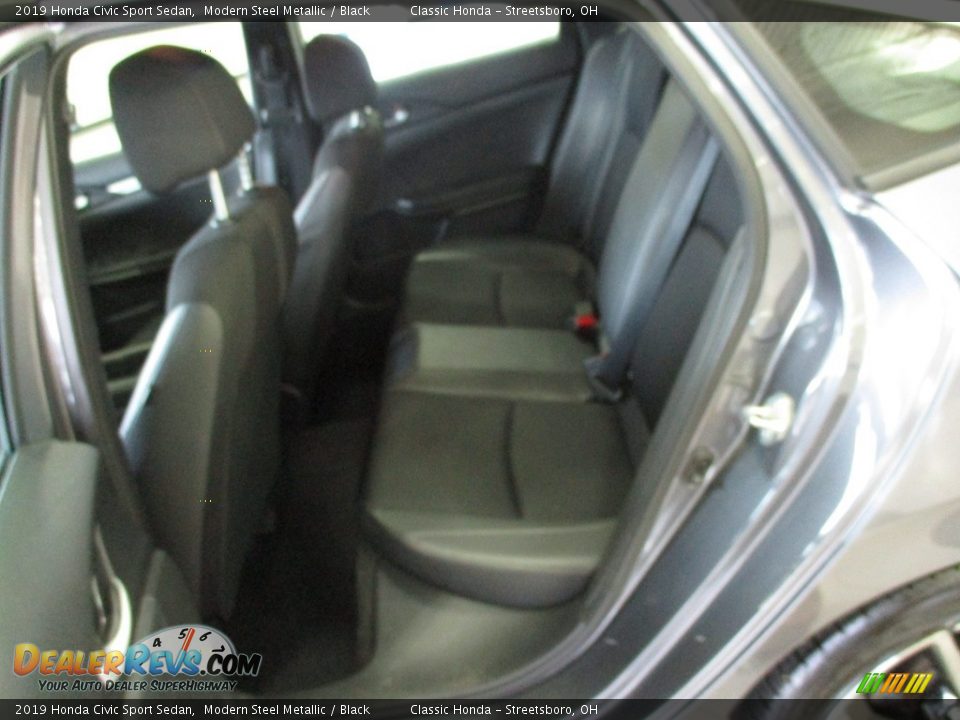 2019 Honda Civic Sport Sedan Modern Steel Metallic / Black Photo #24