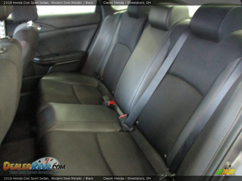 2019 Honda Civic Sport Sedan Modern Steel Metallic / Black Photo #25