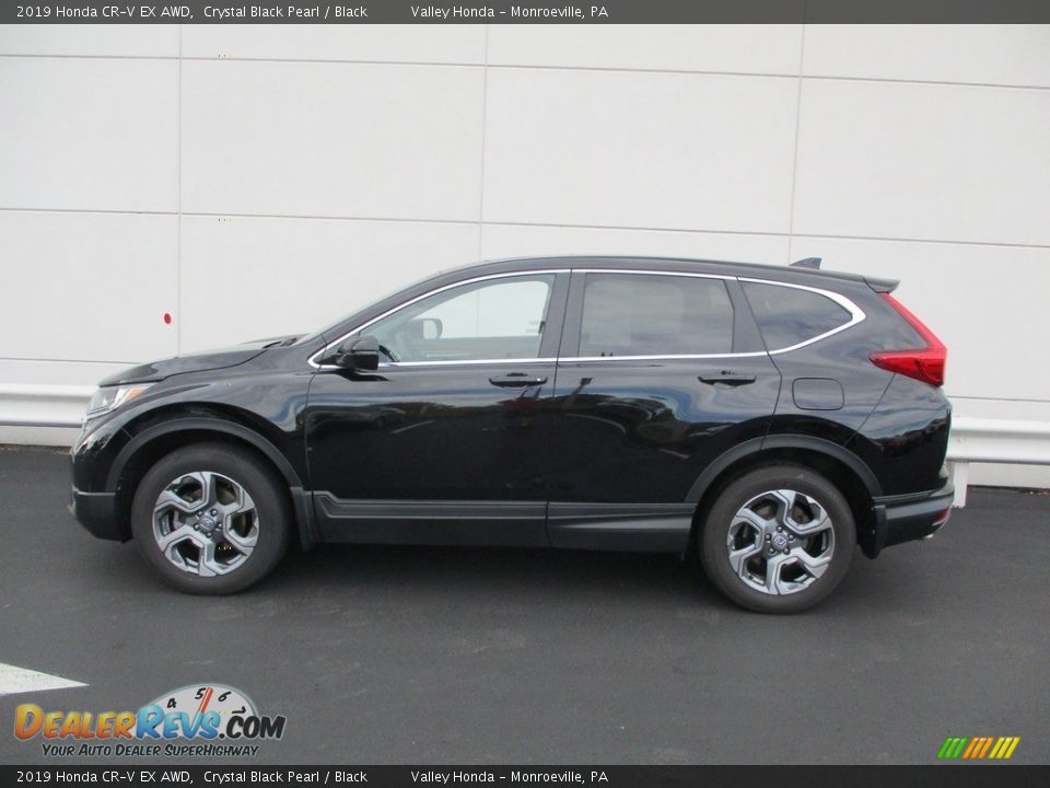 2019 Honda CR-V EX AWD Crystal Black Pearl / Black Photo #2