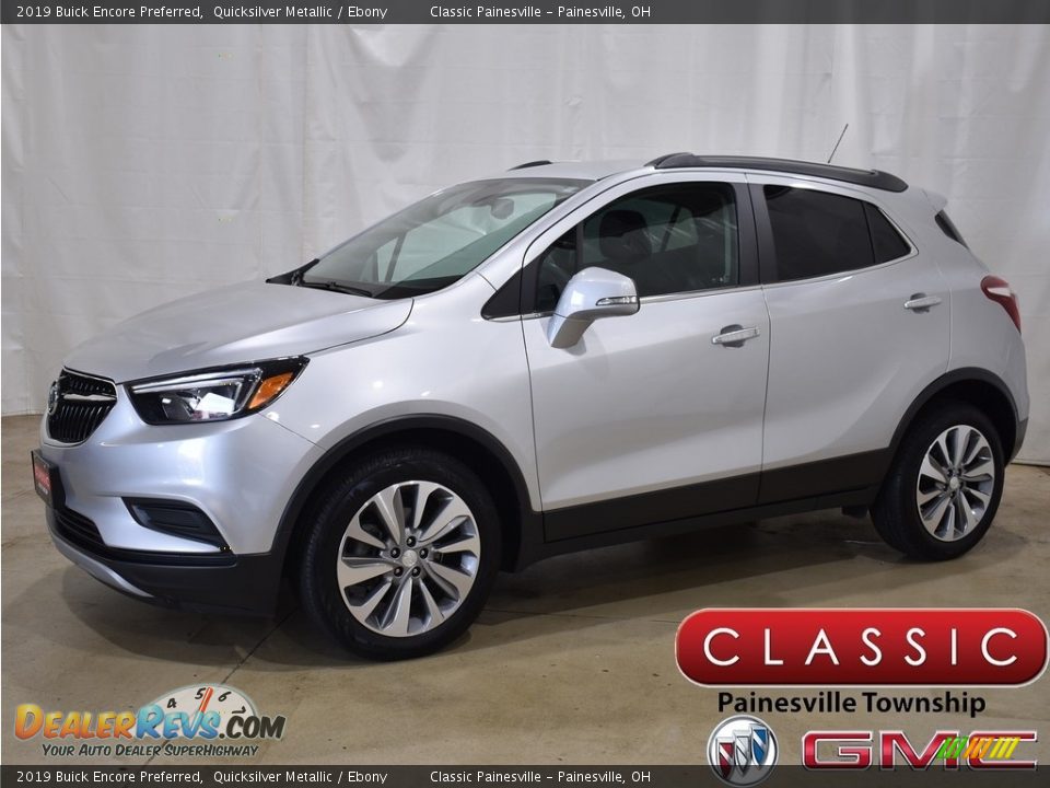 2019 Buick Encore Preferred Quicksilver Metallic / Ebony Photo #1