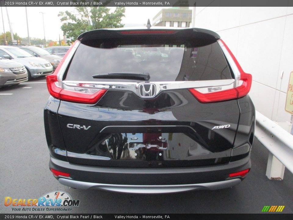 2019 Honda CR-V EX AWD Crystal Black Pearl / Black Photo #4