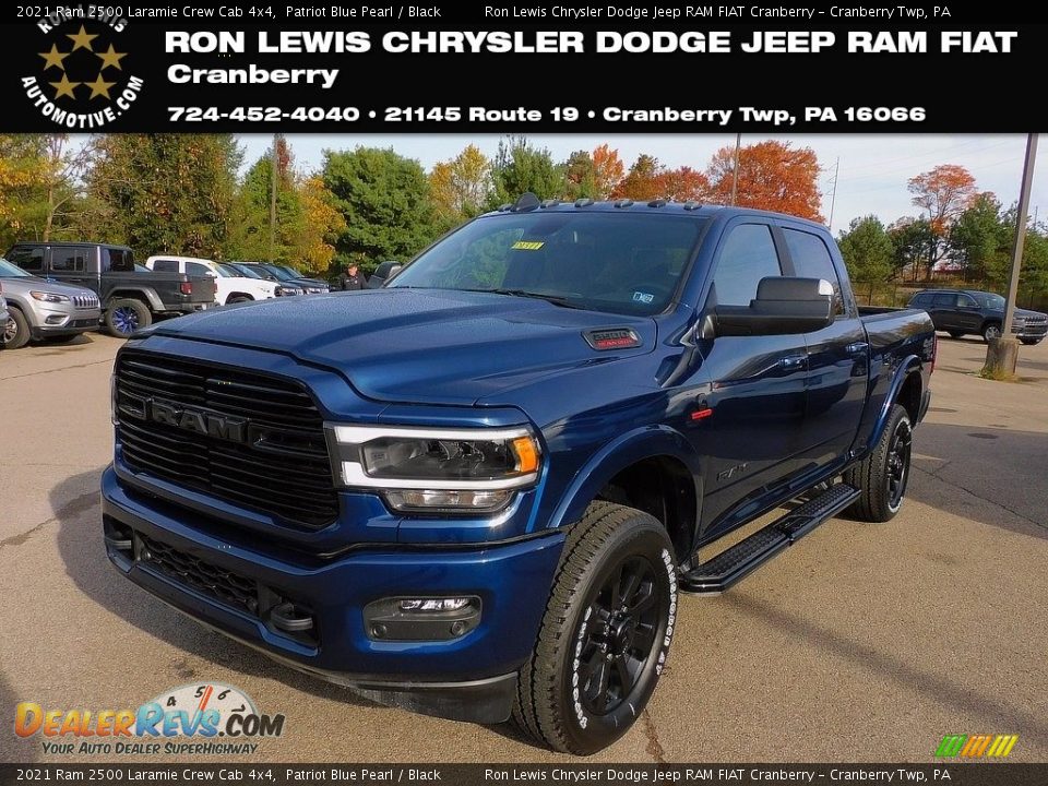 2021 Ram 2500 Laramie Crew Cab 4x4 Patriot Blue Pearl / Black Photo #1