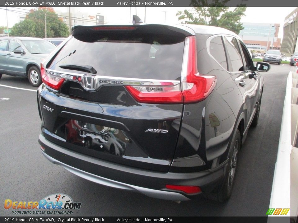 2019 Honda CR-V EX AWD Crystal Black Pearl / Black Photo #5