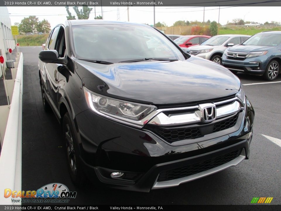 2019 Honda CR-V EX AWD Crystal Black Pearl / Black Photo #6