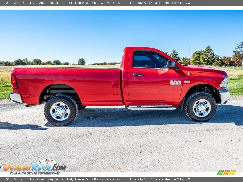 Flame Red 2013 Ram 2500 Tradesman Regular Cab 4x4 Photo #3