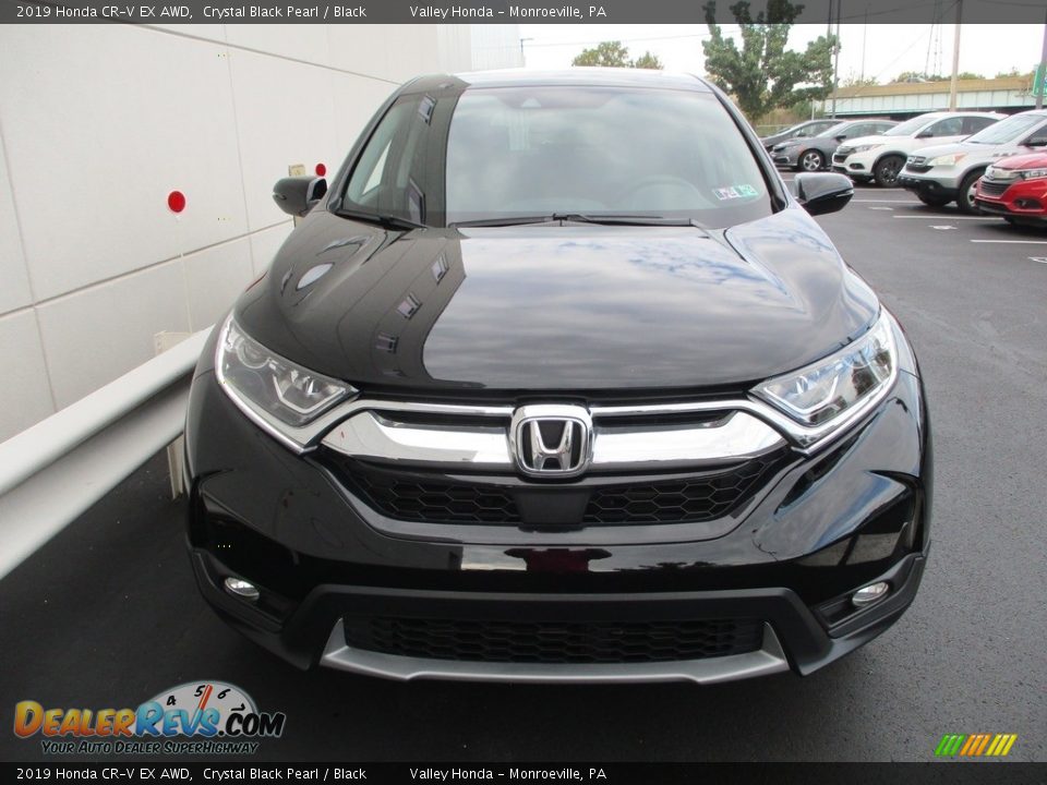 2019 Honda CR-V EX AWD Crystal Black Pearl / Black Photo #7