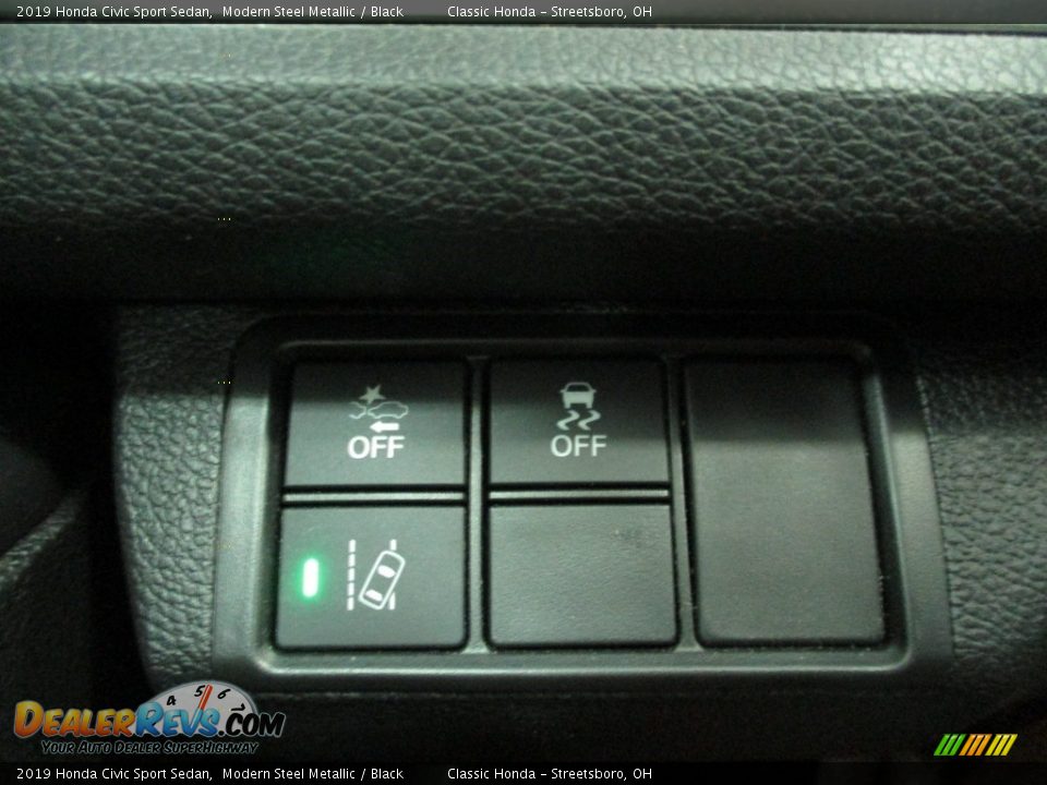 2019 Honda Civic Sport Sedan Modern Steel Metallic / Black Photo #35