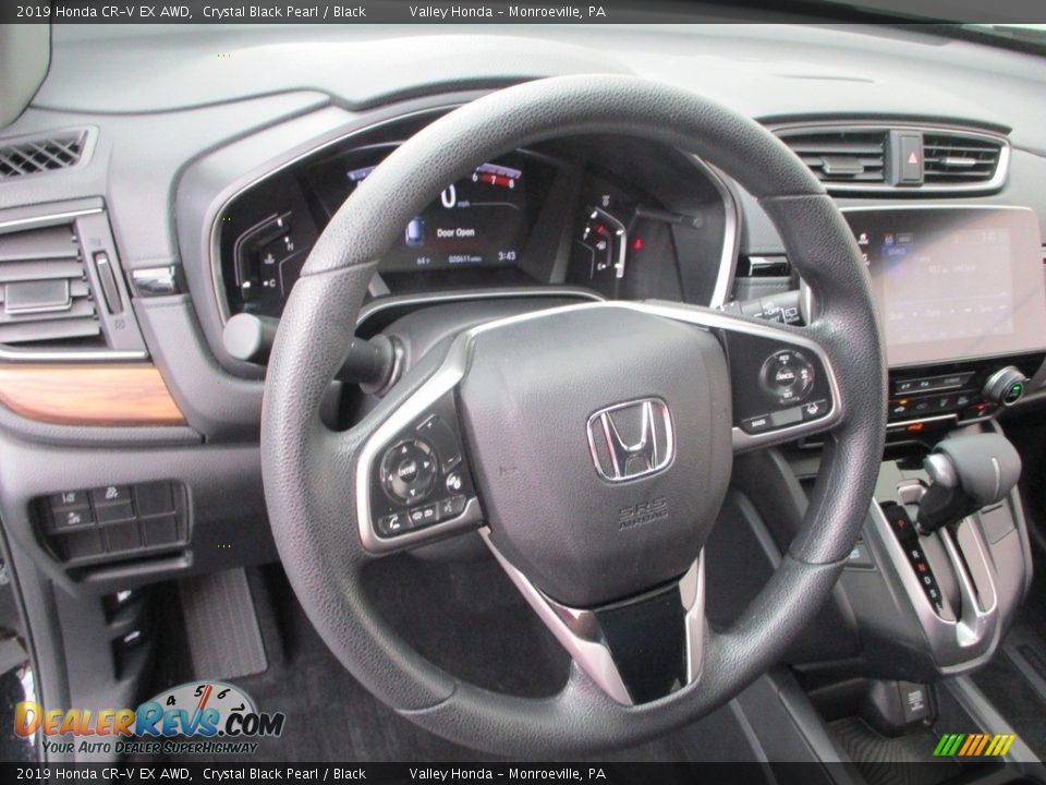 2019 Honda CR-V EX AWD Crystal Black Pearl / Black Photo #13