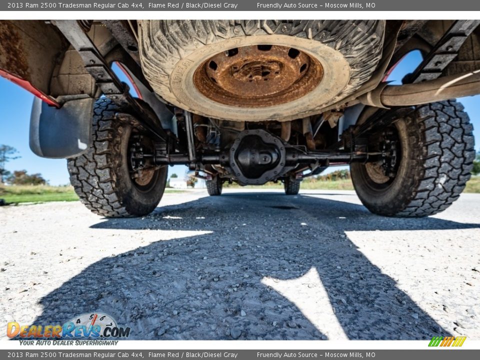 2013 Ram 2500 Tradesman Regular Cab 4x4 Flame Red / Black/Diesel Gray Photo #13