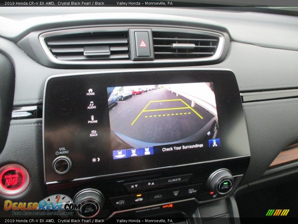 2019 Honda CR-V EX AWD Crystal Black Pearl / Black Photo #16