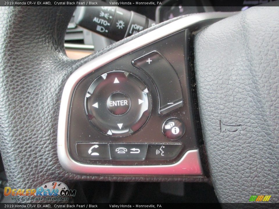 2019 Honda CR-V EX AWD Crystal Black Pearl / Black Photo #18