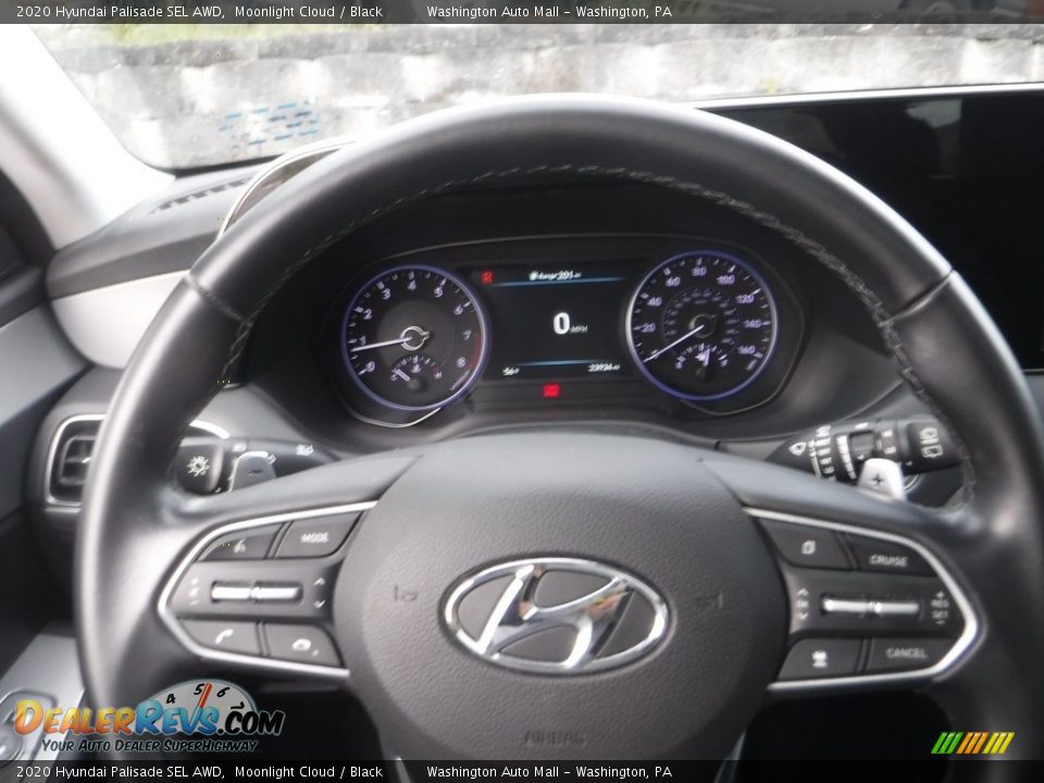 2020 Hyundai Palisade SEL AWD Moonlight Cloud / Black Photo #23