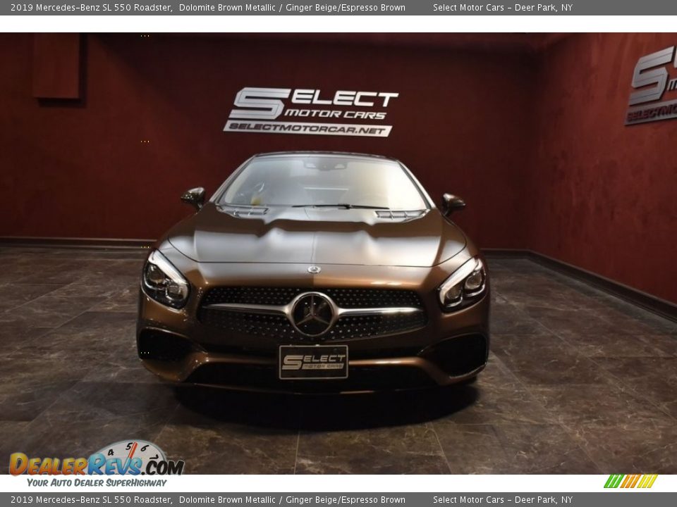 2019 Mercedes-Benz SL 550 Roadster Dolomite Brown Metallic / Ginger Beige/Espresso Brown Photo #2