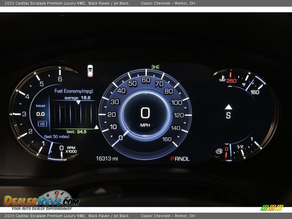 2020 Cadillac Escalade Premium Luxury 4WD Gauges Photo #9