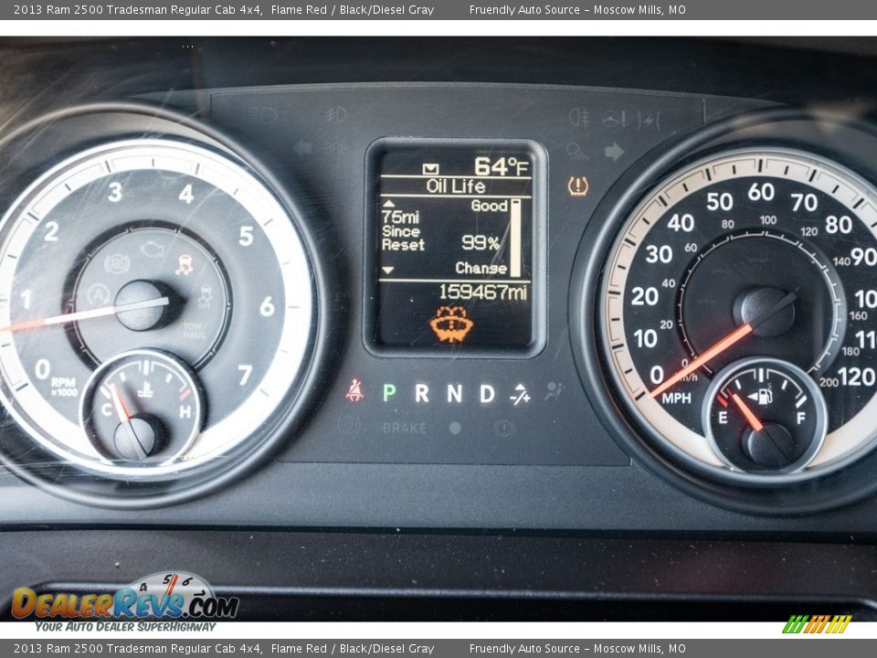 2013 Ram 2500 Tradesman Regular Cab 4x4 Gauges Photo #31