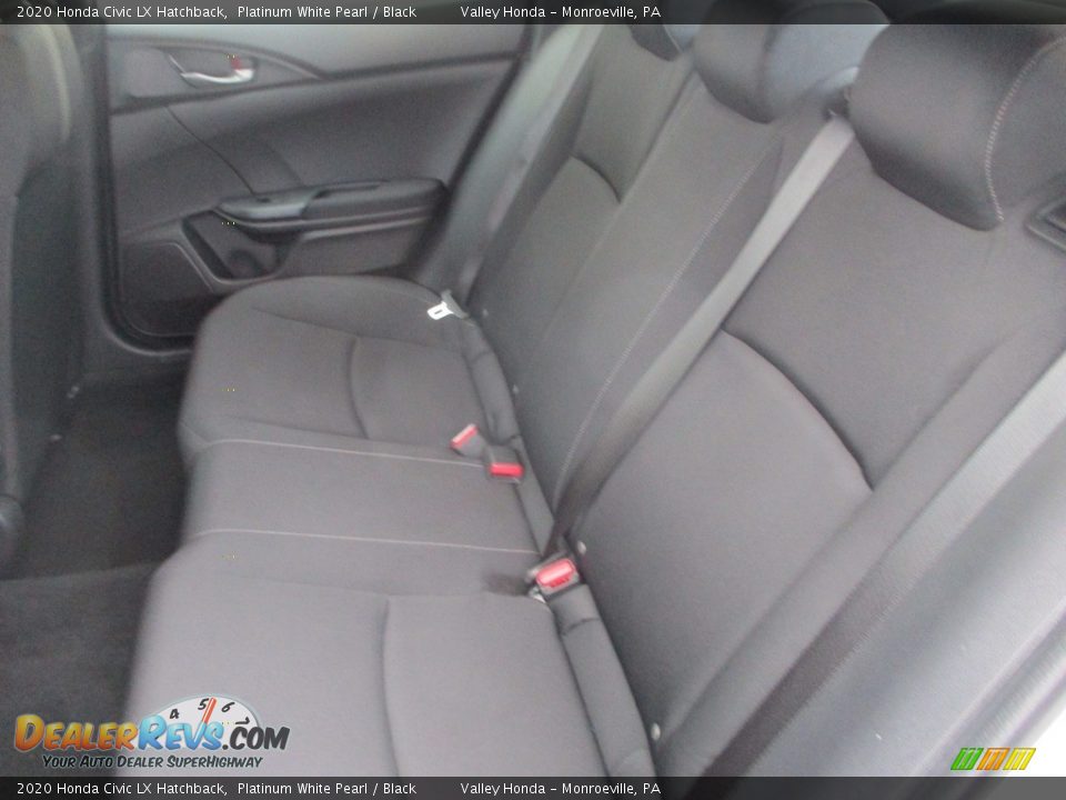 2020 Honda Civic LX Hatchback Platinum White Pearl / Black Photo #12