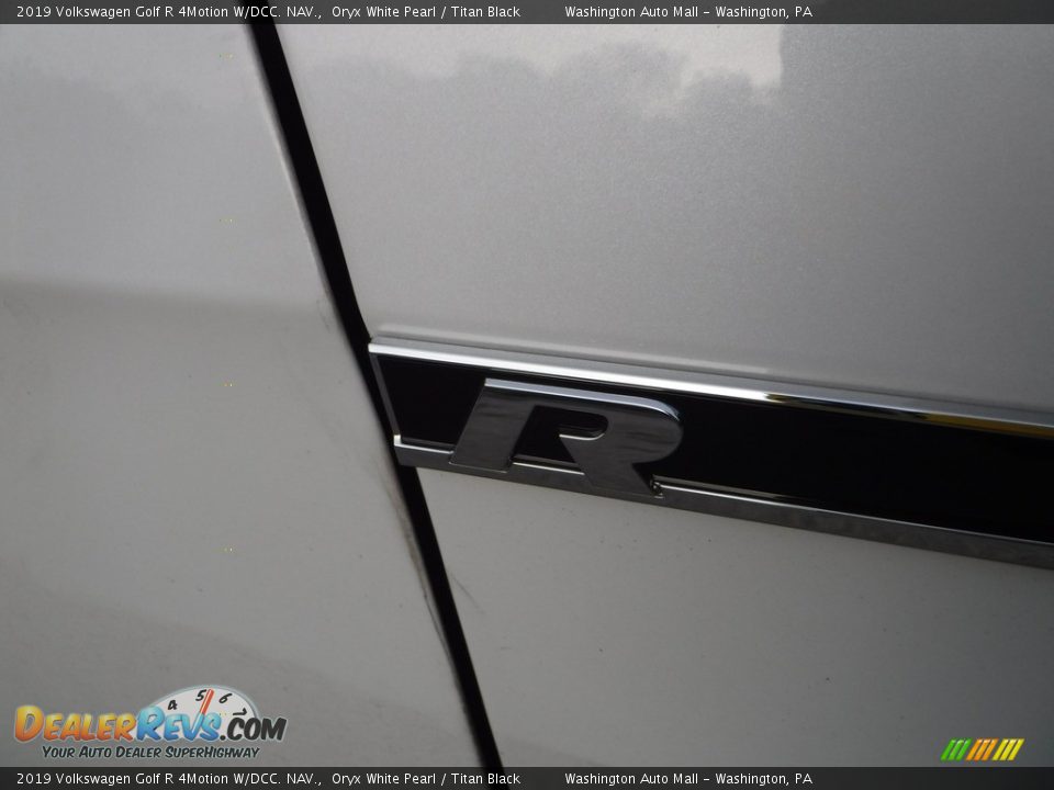 2019 Volkswagen Golf R 4Motion W/DCC. NAV. Oryx White Pearl / Titan Black Photo #3