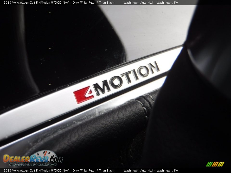 2019 Volkswagen Golf R 4Motion W/DCC. NAV. Oryx White Pearl / Titan Black Photo #6