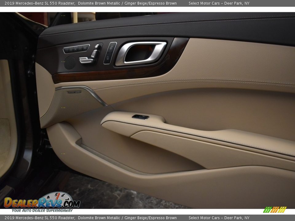 2019 Mercedes-Benz SL 550 Roadster Dolomite Brown Metallic / Ginger Beige/Espresso Brown Photo #17