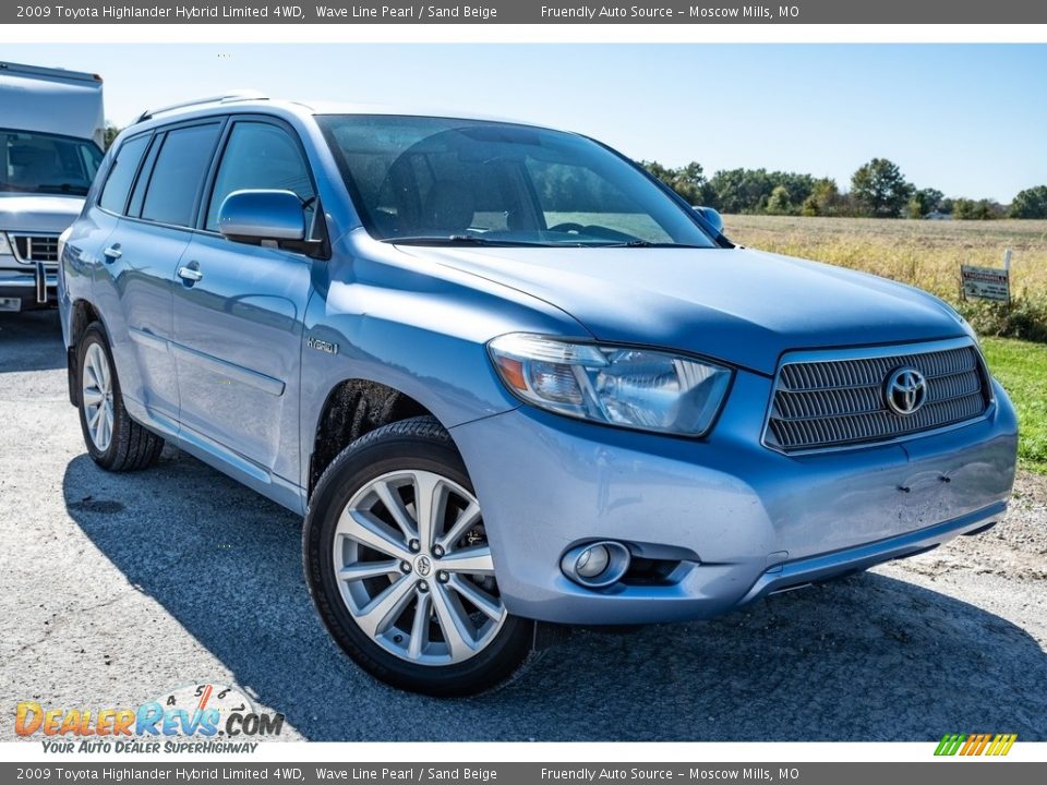 2009 Toyota Highlander Hybrid Limited 4WD Wave Line Pearl / Sand Beige Photo #1