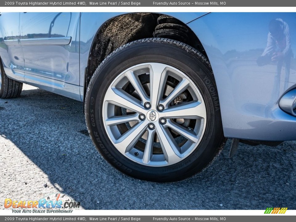 2009 Toyota Highlander Hybrid Limited 4WD Wave Line Pearl / Sand Beige Photo #2