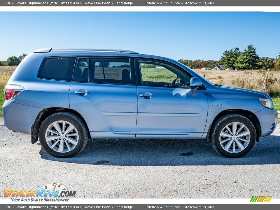 2009 Toyota Highlander Hybrid Limited 4WD Wave Line Pearl / Sand Beige Photo #3