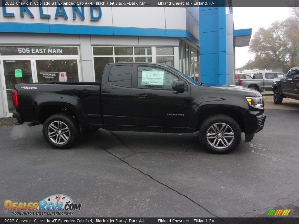 2022 Chevrolet Colorado WT Extended Cab 4x4 Black / Jet Black/­Dark Ash Photo #2