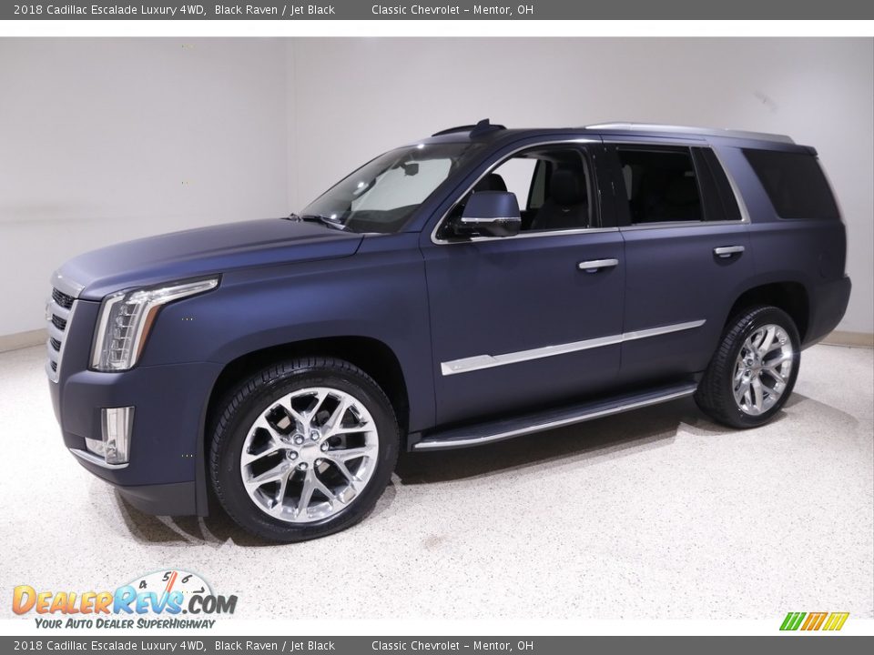 2018 Cadillac Escalade Luxury 4WD Black Raven / Jet Black Photo #3