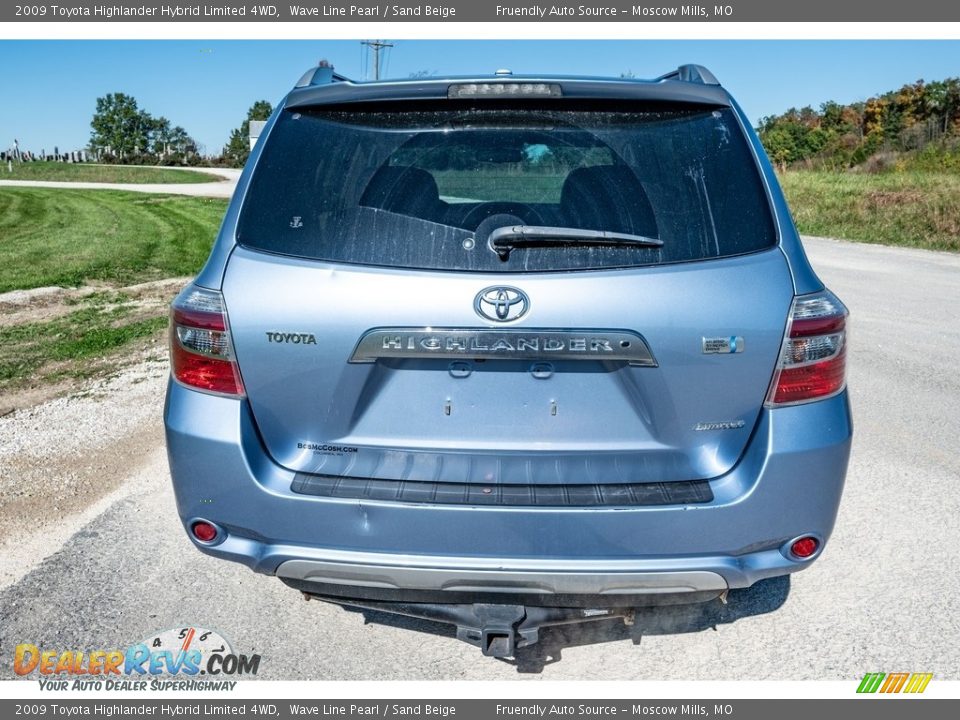 2009 Toyota Highlander Hybrid Limited 4WD Wave Line Pearl / Sand Beige Photo #5