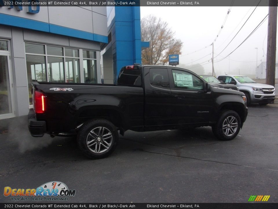 2022 Chevrolet Colorado WT Extended Cab 4x4 Black / Jet Black/­Dark Ash Photo #3