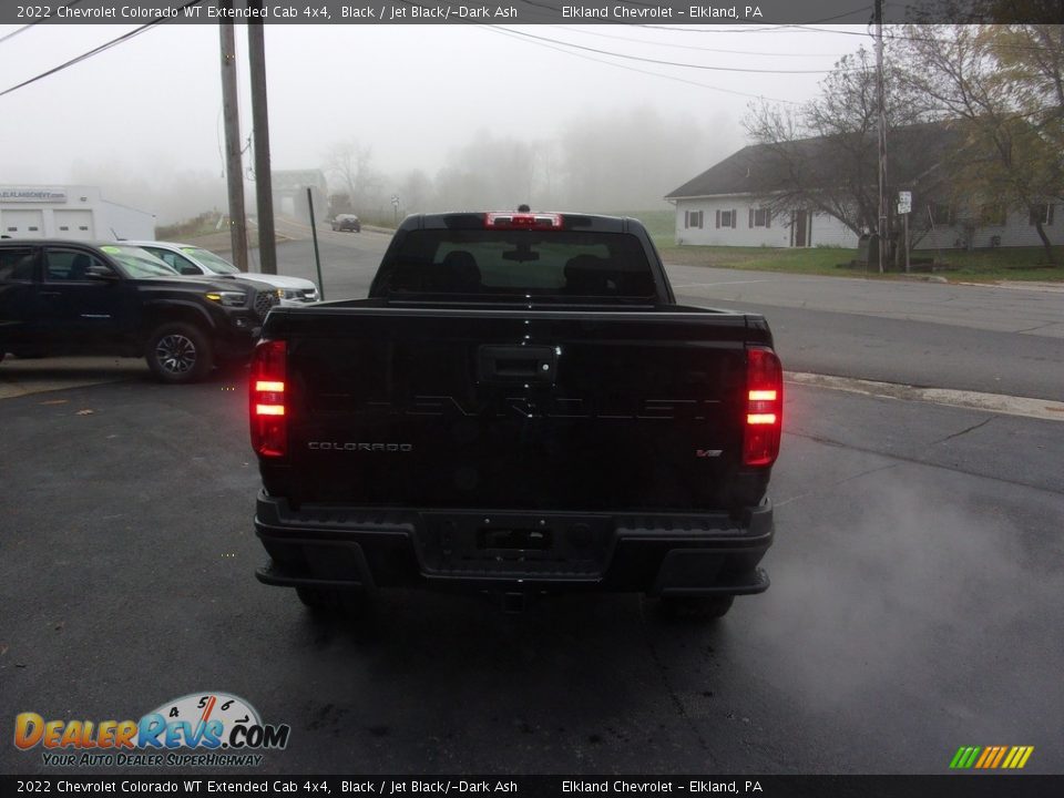 2022 Chevrolet Colorado WT Extended Cab 4x4 Black / Jet Black/­Dark Ash Photo #4