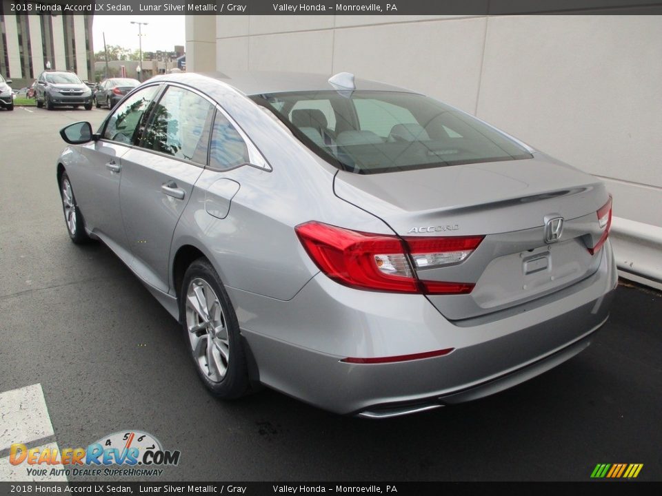 2018 Honda Accord LX Sedan Lunar Silver Metallic / Gray Photo #3