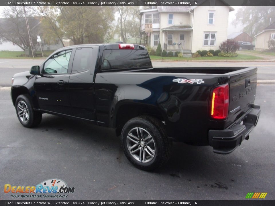 2022 Chevrolet Colorado WT Extended Cab 4x4 Black / Jet Black/­Dark Ash Photo #5