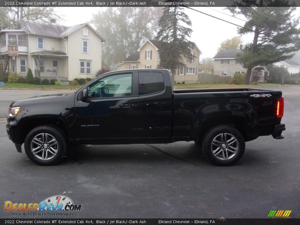 2022 Chevrolet Colorado WT Extended Cab 4x4 Black / Jet Black/­Dark Ash Photo #6