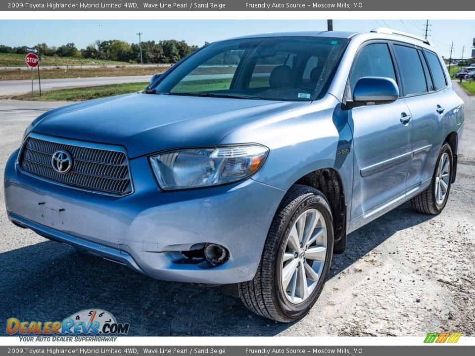 2009 Toyota Highlander Hybrid Limited 4WD Wave Line Pearl / Sand Beige Photo #8