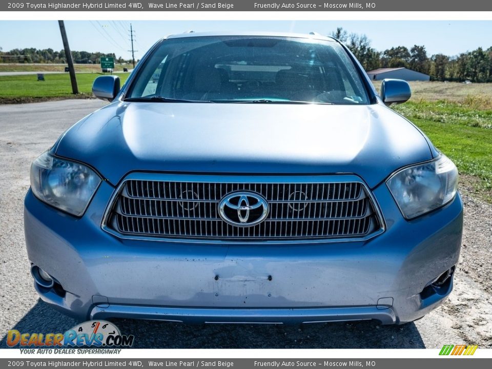 2009 Toyota Highlander Hybrid Limited 4WD Wave Line Pearl / Sand Beige Photo #9