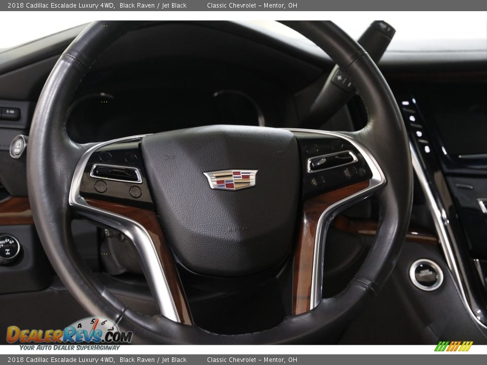 2018 Cadillac Escalade Luxury 4WD Black Raven / Jet Black Photo #8