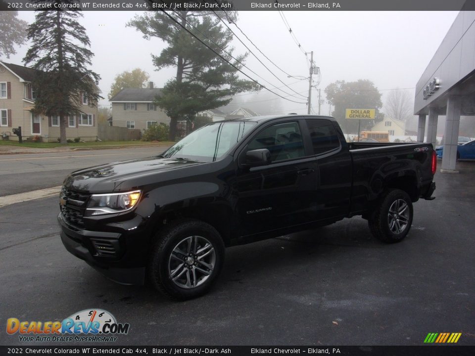 2022 Chevrolet Colorado WT Extended Cab 4x4 Black / Jet Black/­Dark Ash Photo #7