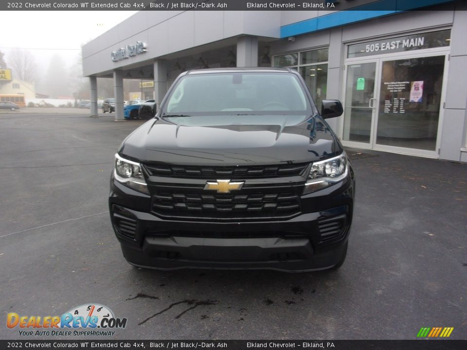 2022 Chevrolet Colorado WT Extended Cab 4x4 Black / Jet Black/­Dark Ash Photo #8