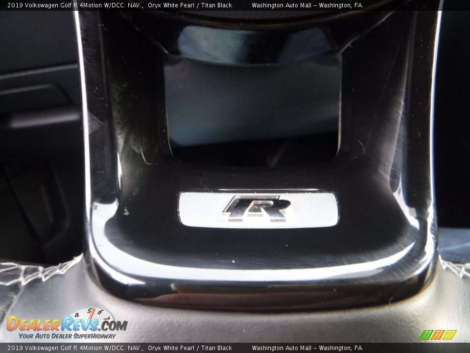 2019 Volkswagen Golf R 4Motion W/DCC. NAV. Oryx White Pearl / Titan Black Photo #24
