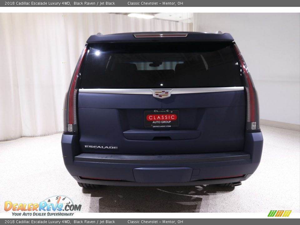 2018 Cadillac Escalade Luxury 4WD Black Raven / Jet Black Photo #22