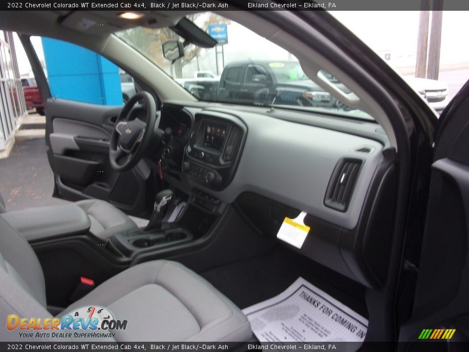 2022 Chevrolet Colorado WT Extended Cab 4x4 Black / Jet Black/­Dark Ash Photo #19