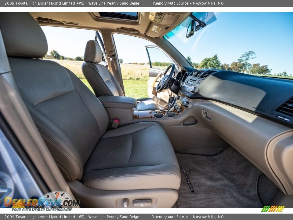 2009 Toyota Highlander Hybrid Limited 4WD Wave Line Pearl / Sand Beige Photo #29