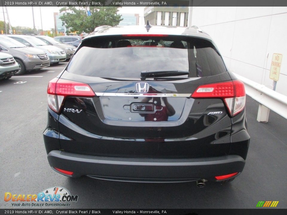 2019 Honda HR-V EX AWD Crystal Black Pearl / Black Photo #4